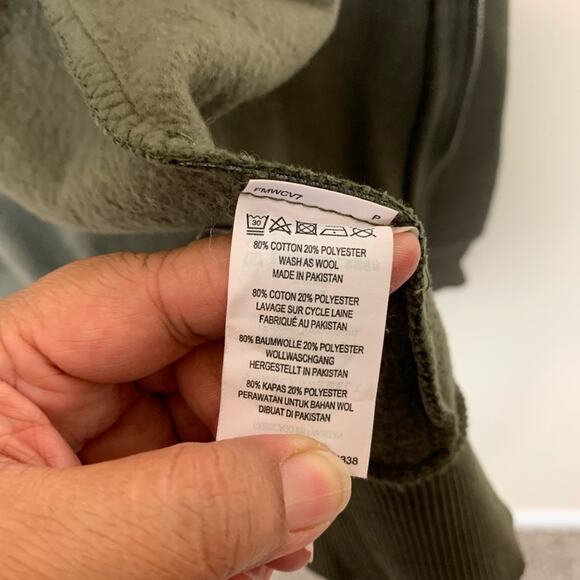 French Connection Baseball Zip Through Logo Jacket M - Picture 7 of 7